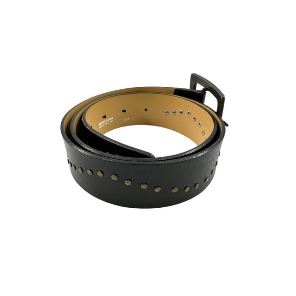 Wave 100% Leather Rivet studded western boho Belt made in Argentina sz large
